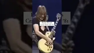 The most ICONIC live Randy Rhoads solo ever recorded #randyrhoads #shorts #theaxeguitarchannel