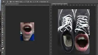 How to combine two images in photoshop