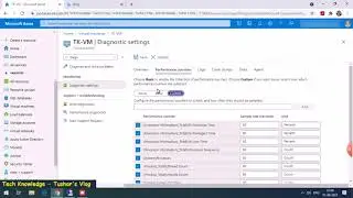 CPU Memory and Disk Monitoring in Azure