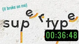 Supertype Speedrun 100% 34:35.50