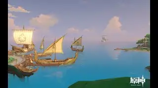 Pirates of the Genshin  -The Medallion Calls - Serenitea Pot Genshin Impact  - 原神海盜  - 塵歌壺