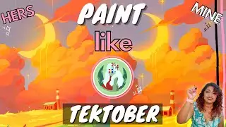 I Try Painting ENVIRONMENTS? TEKTOBER TUTORIAL 🎁 
