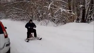 Покатушки на мотосанках