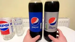 Unboxing a 1960's? Giant Pepsi-Cola Glass & Regular Pepsi vs Diet Pepsi Taste Test