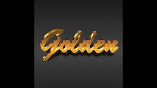 Golden typography in illustrator | Shiny Gold  Text 