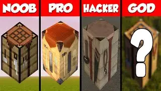 Minecraft Workbench PIXEL ART CHALLENGE - NOOB vs PRO vs HACKER vs GOD
