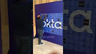Photo Mosaic Wall for Okta by GoKapture