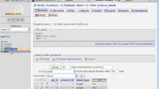 product listbox detailsajax PHP mysql tutorial ENG