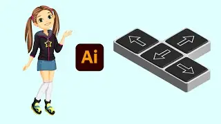 How to creat a keybord butten design in illustrator by #ajaygraphicdesign