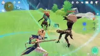 Genshin Impact Jean Sends Out Hilichurls Flying! Funny Skill