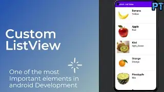 Custom List view Tutorial.