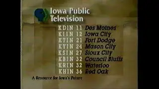 Iowa Public Television Station ID - November 2, 1998