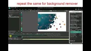 How to remove background video in the video