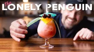 The Lonely Penguin - a BERRY delicious tropical drink you've never had before