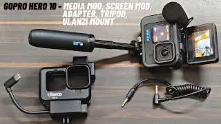 GoPro Hero 10 Media Mod, Screen Mod, GoPro Accessories  - 4K Video Quality