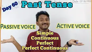Live Practice of Past Tense in Active and Passive Voice