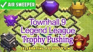 Clash of Clans - TownHall 9 (TH9) Best TROPHY Pushing 2020- Speed Build +  Live Replays - Must Watch