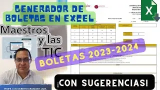 RECOMENDACIONES EN EL NUEVO GENERADOR DE BOLETAS AUTOMÁTIZADO PARA CICLO 2023-2024