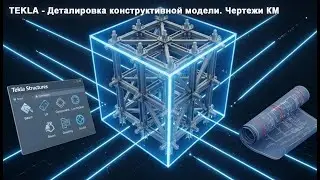 [BIM-SCHOOL 2025] 05 Деталировка узлов в Tekla Structures | Фундаменты, фермы, связи и чертежи КМ