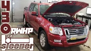 SUPERCHARGED Sleeper (FORD SPORT TRAC) Brenspeed Roush Conversion Stryker Stage 2 Package Dyno