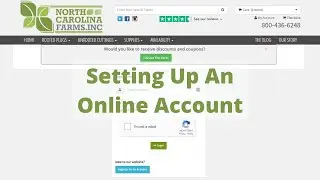 How to Set up an Account on Our Website