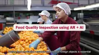 Food Quality Inspection Using AR + AI | META-aivi for Quality Control