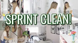 ULTIMATE SPRINT CLEAN WITH ME! // SUPER FAST CLEANING MOTIVATION