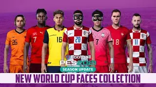 PES 2021 | NEW LOOK FACES COLLECTION V3 | WORLD CUP QATAR EDITION