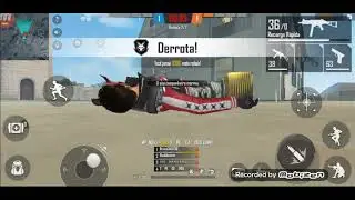Free Fire partida contra squad, tudo noob na partida