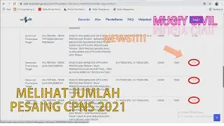 CARA MELIHAT PESAING CPNS 2021 #CPNS2021 #FORMASICPNS #INFOUPDATE