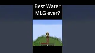 Best Water MLG in Minecraft ever?! 🥶