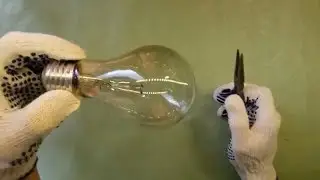 How to disassemble a light bulb / DIY