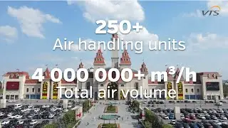 Dream Island amusement park ventilation system supported by VTS Group units