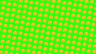 Smiley Face Background Video green screen