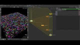 Houdini Random Scatter With Switch Input Function in Loop
