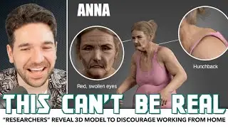 “Researchers” Create Grotesque 3D Model To Discourage Working From Home