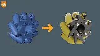 Model Mecanum Wheel #14 | Blender 4.0