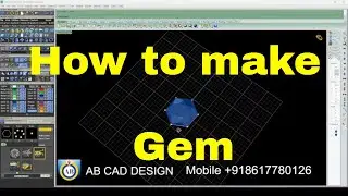 How to Make Gems in Custom Gem Builder in Matrix 9 | jewelry cad design ||  (বাংলা) #bangla  #matrix