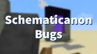 Minecraft Create Mod Schematicannon Glitches