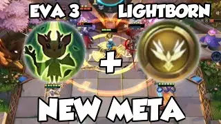 EVA 3 + LIGHTBORN EVOLUSI KANAN BAKAL JADI META | MAGIC CHESS MOBILE LEGENDS UPDATE TERBARU