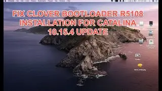HOW TO FIX CLOVER BOOTLOADER r5108 LATEST FOR MAC OSX CATALINA (MALAY)
