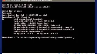 CentOS 6.5  Minimal Network Setup