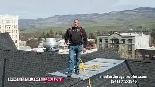 Paradux Media with Pressure Point Roofing "Up on the Roof" at the  Winchester Inn