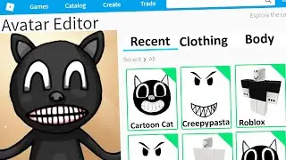 MAKING CARTOON CAT a ROBLOX ACCOUNT