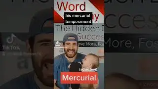 Today's word of the day is mercurial. #wordoftheday