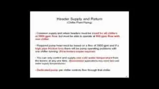 Multiple Cooling Tower and Condenser Piping