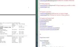 Latex Tutorial 6 of 11: Importing Data into Latex, Table Formatting