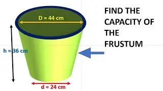 VOLUME OF SOLIDS _FRUSTUM OR FRUSTRUM