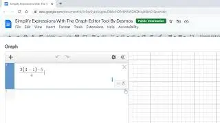 Simplify Expressions With The Graph Editor Tool By Desmos