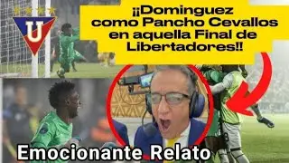 LDU Campeón !! Asi narró Alfonso Lasso la atajadón de Dominguez del penal definitivo.
